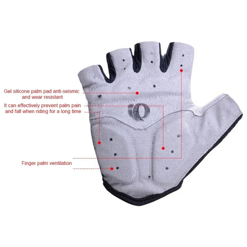 Half Finger Gel Cycling Gloves for Road &amp; Mountain Bikes