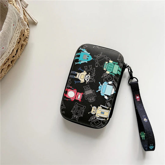 Portable Game Console Carrying Case with Wrist Lanyard