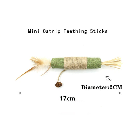 Interactive Plush Cat Toy Ball with Animal Sounds &amp; Catnip Pocket