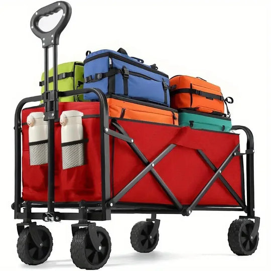 Heavy Duty Foldable Steel Utility Wagon Cart