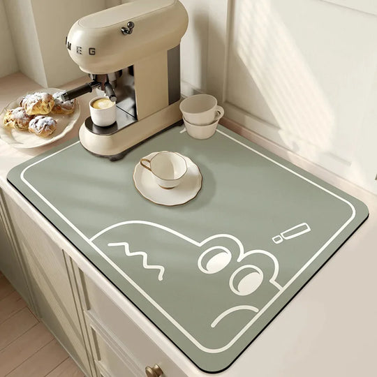 Super Absorbent Diatom Kitchen Drying Mat