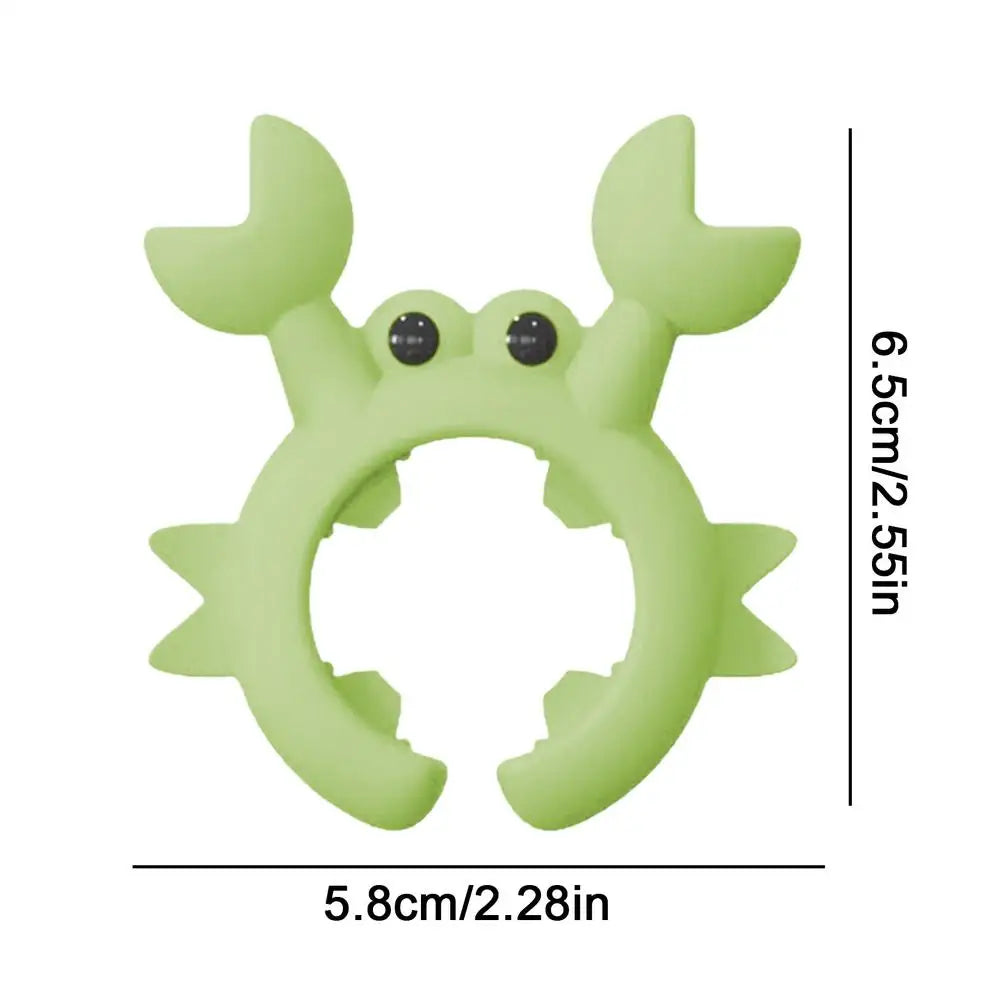 Crab Silicone Utensil Rest &amp; Pot Clip Holder