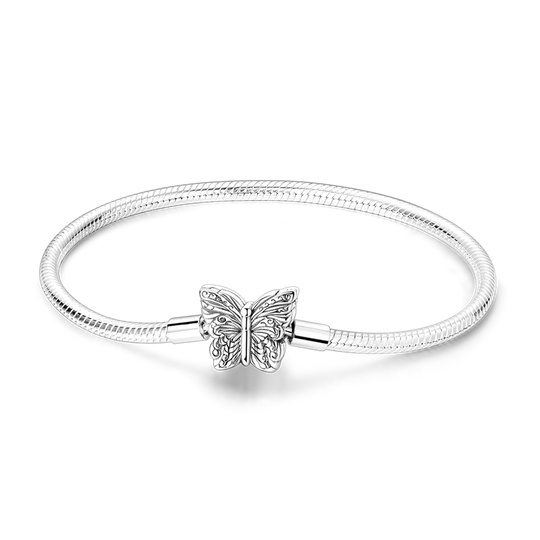 925 Sterling Silver Gold-Plated Heart Charm Bracelet