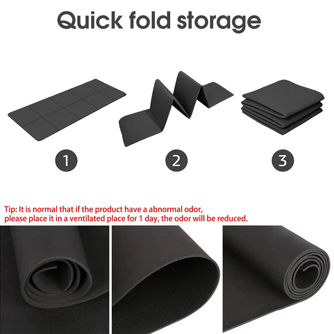 Foldable EVA Yoga Mat for Yoga, Pilates &amp; Floor Exercise