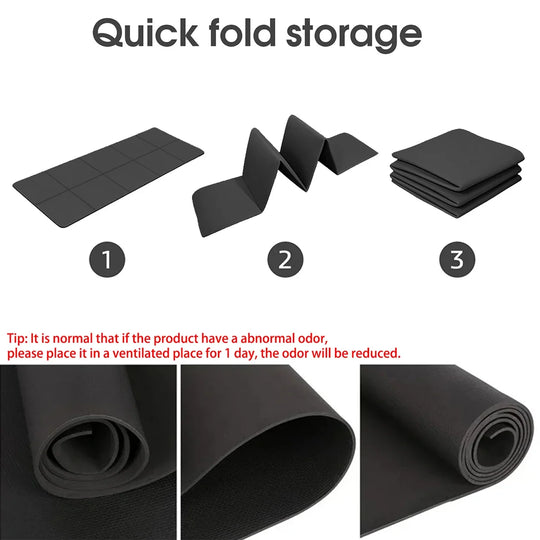 Foldable EVA Yoga Mat for Yoga, Pilates &amp; Floor Exercise