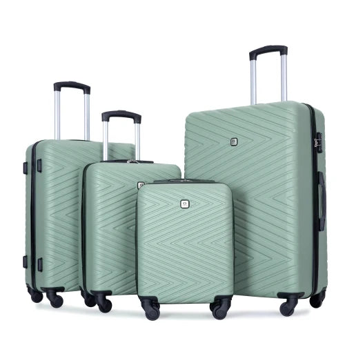 4-Piece ABS Hardside Luggage Set with TSA Lock &amp; Spinner Wheels