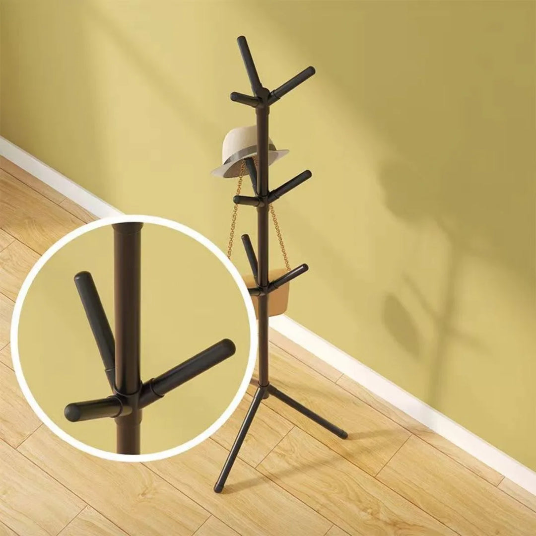Modern Freestanding Coat Rack with 9 Hooks