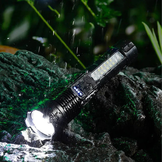 20W Rechargeable LED Tactical Flashlight with Zoom