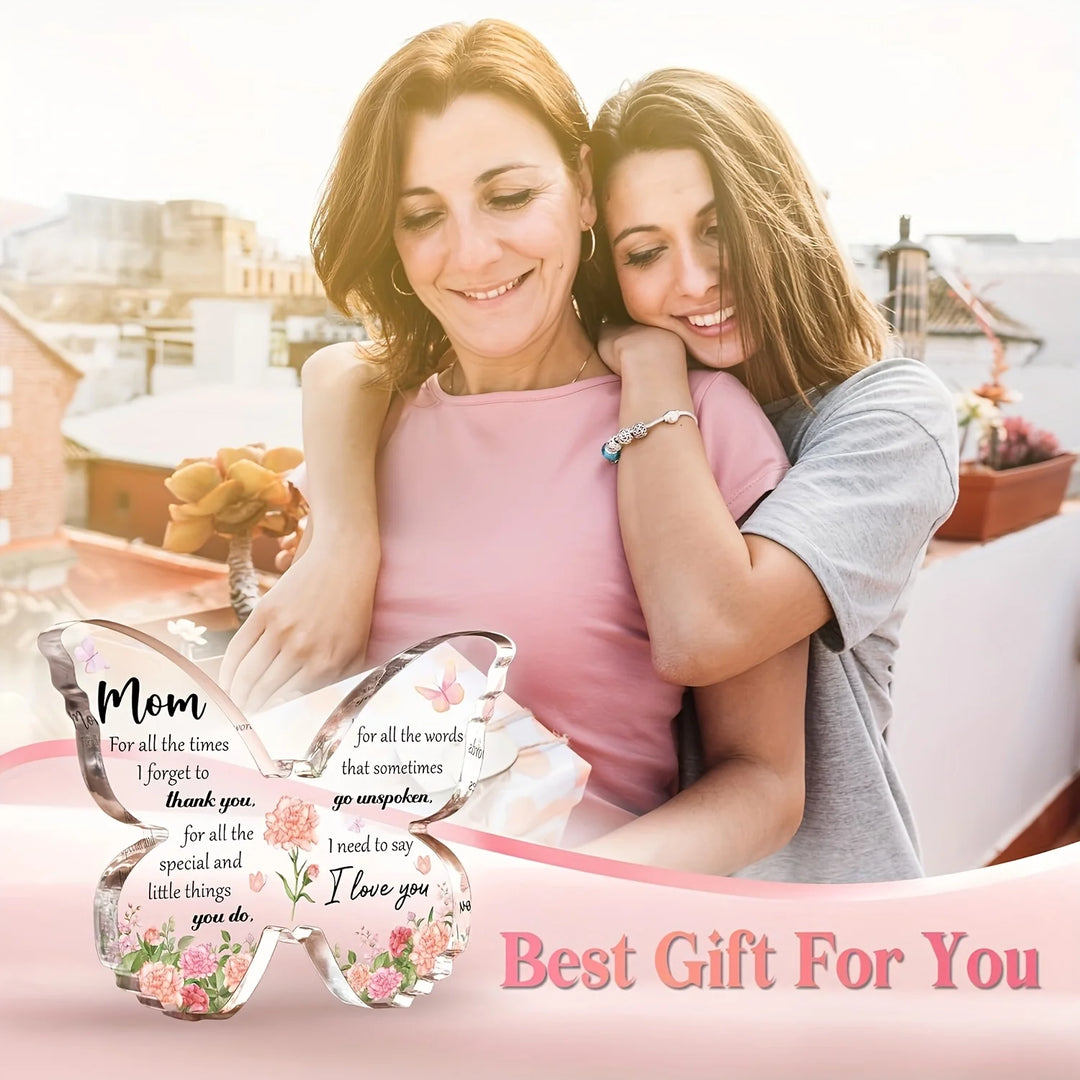 Butterfly Acrylic Mom Appreciation Keepsake