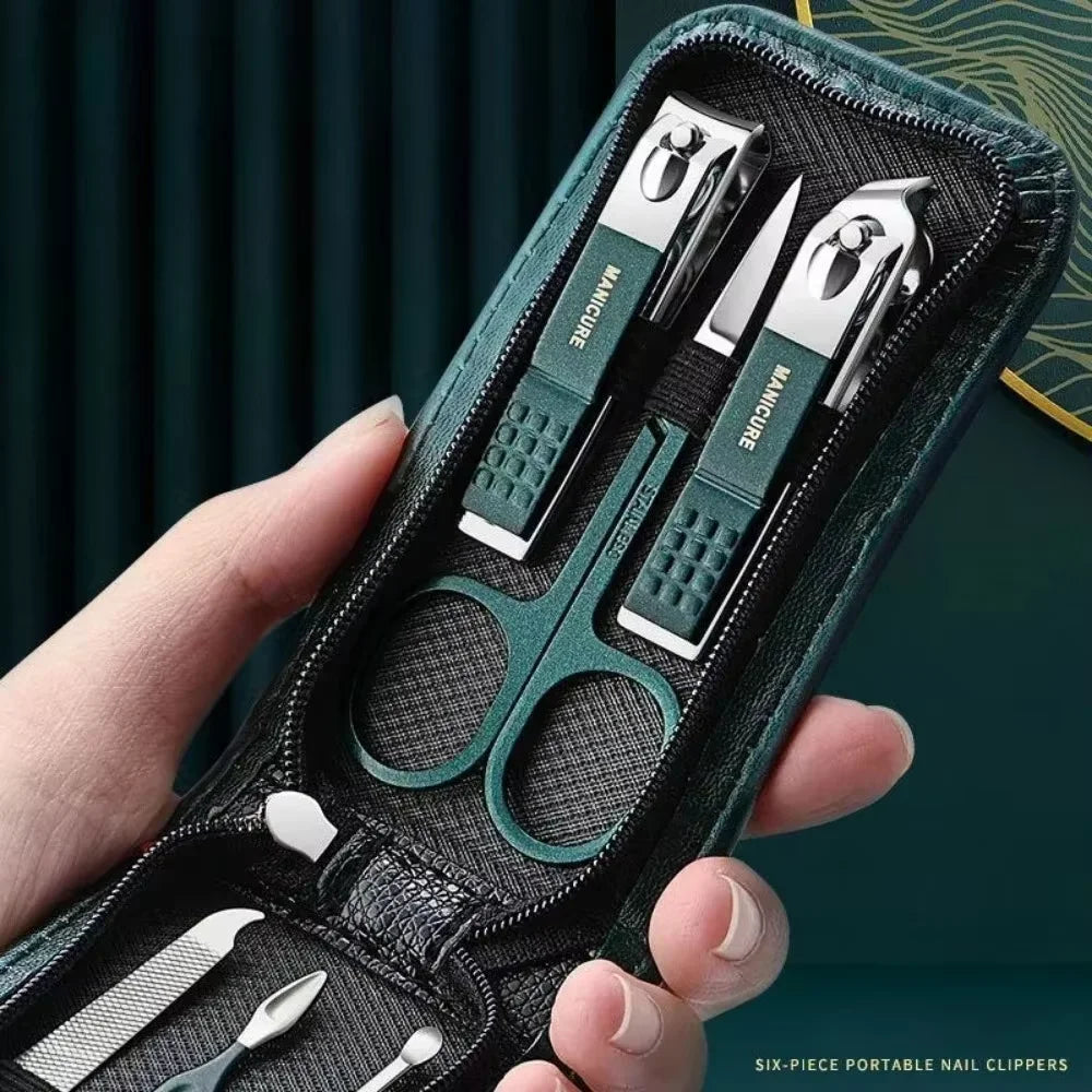 6-Piece Stainless Steel Nail Care Manicure Set