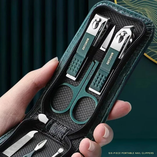 6-Piece Stainless Steel Nail Care Manicure Set