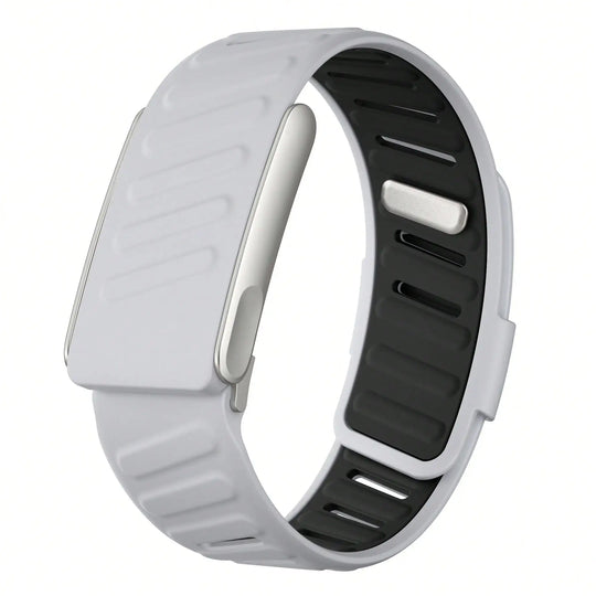Silicone Dual-Color Fitness Tracker Replacement Strap