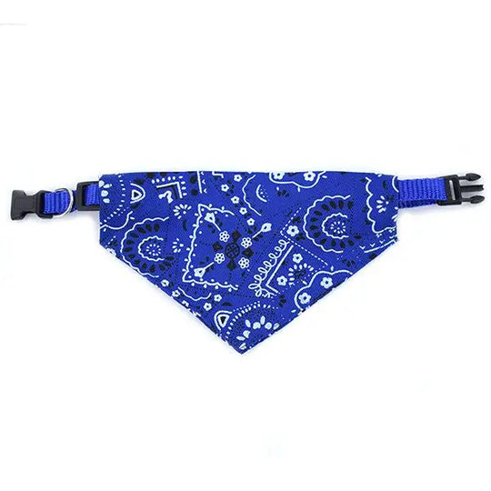 Adjustable Polyester Bandana Collar for Cats