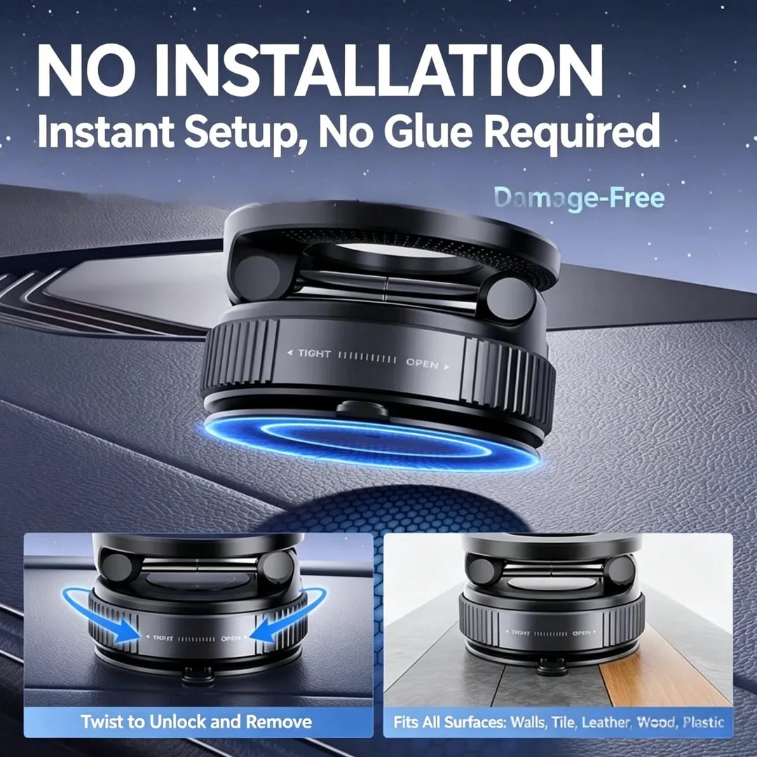 Magnetic Folding Car Phone Mount