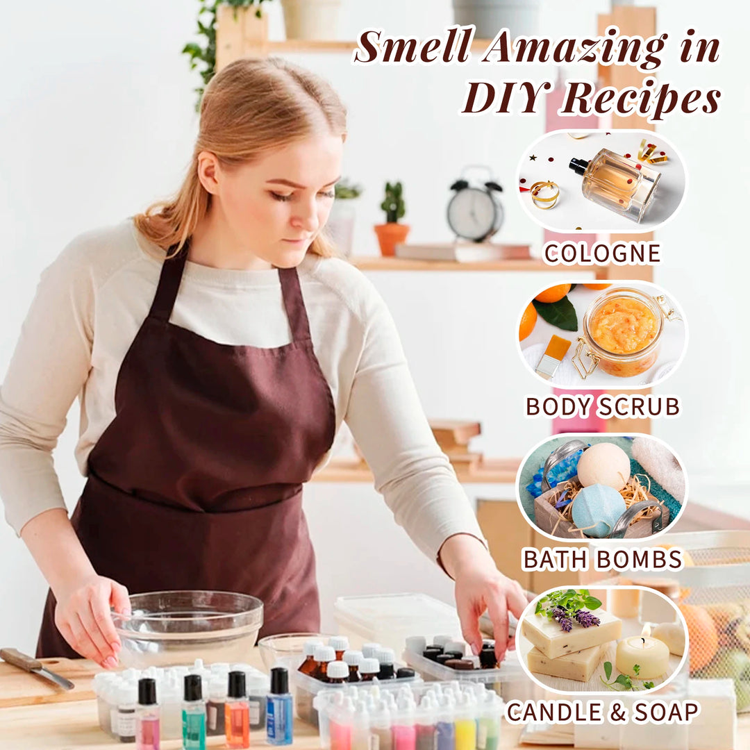 HIQILI Nature Fragrance Oil Gift Set – 6 Scents