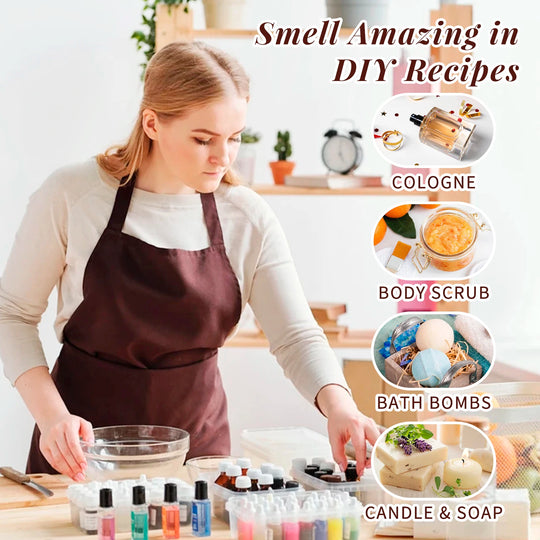 HIQILI Nature Fragrance Oil Gift Set – 6 Scents