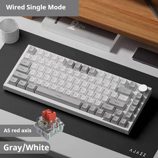 AJAZZ AK820 Wired 75% Hot-Swappable Mechanical Keyboard