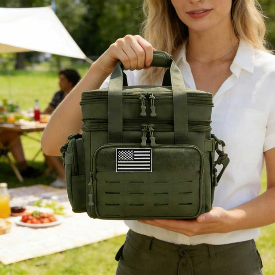 Expandable Tactical Insulated Lunch Cooler Bag