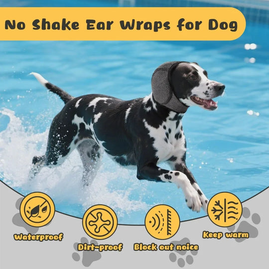 Adjustable Dog Ear Noise Protection Wrap for Grooming