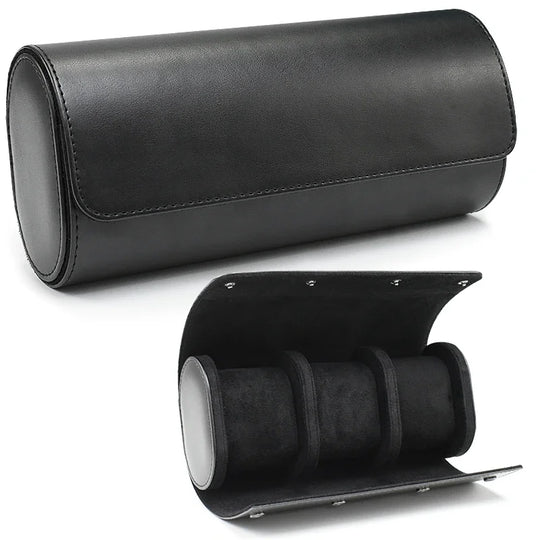 Leather Watch Roll Travel Storage Case