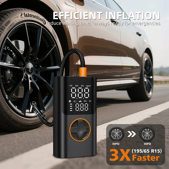 Cordless 150 PSI Portable Tire Inflator Air Compressor