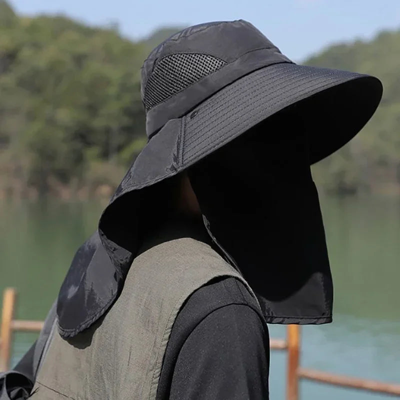 UV Protection Sun Hat with Removable Face &amp; Neck Flap