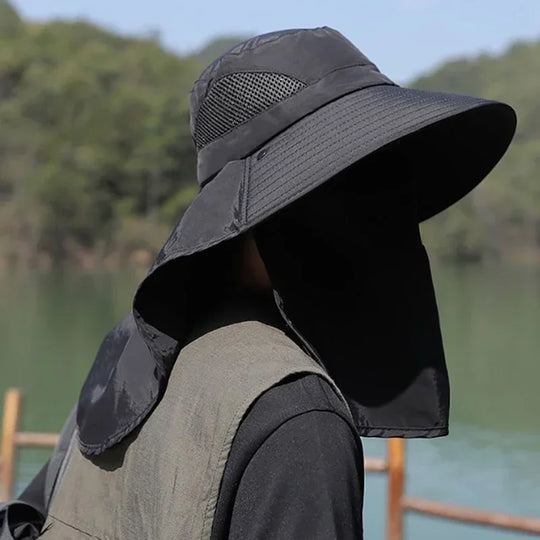 UV Protection Sun Hat with Removable Face &amp; Neck Flap