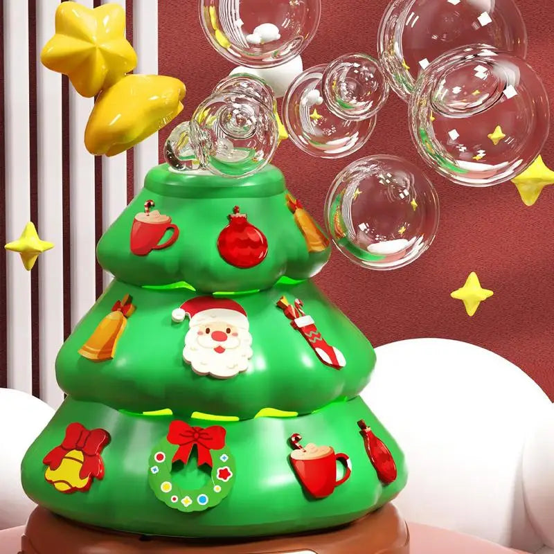 Christmas Tree Music Box &amp; Bubble Machine