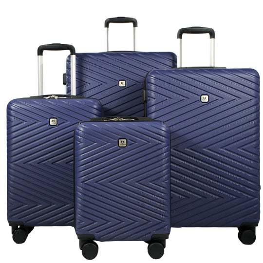4-Piece ABS Hardside Luggage Set with TSA Lock &amp; Spinner Wheels