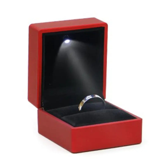 LED Light Jewelry Gift Box for Rings &amp; Necklaces
