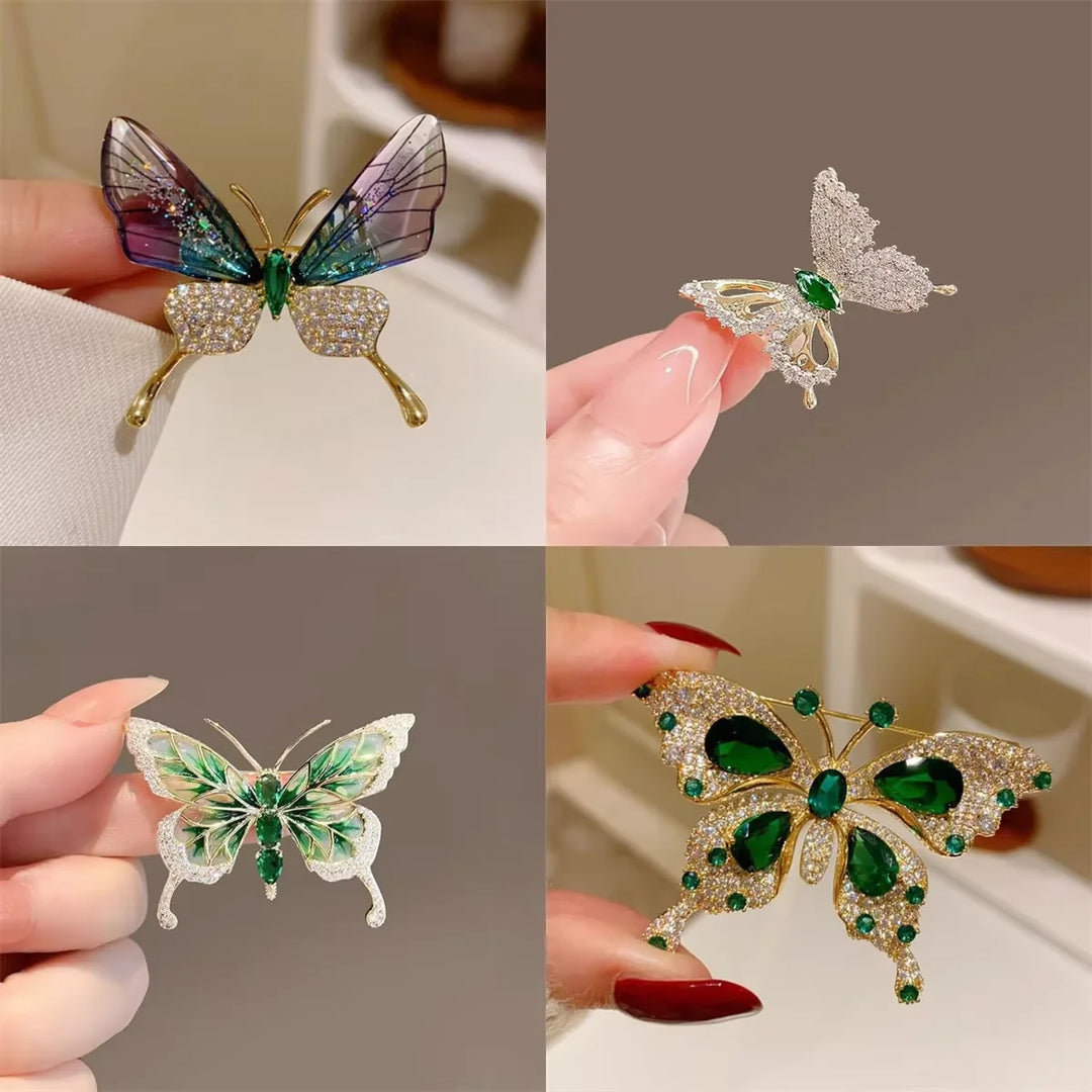 Luxury Butterfly Brooch Pin for Clothing &amp; Bags