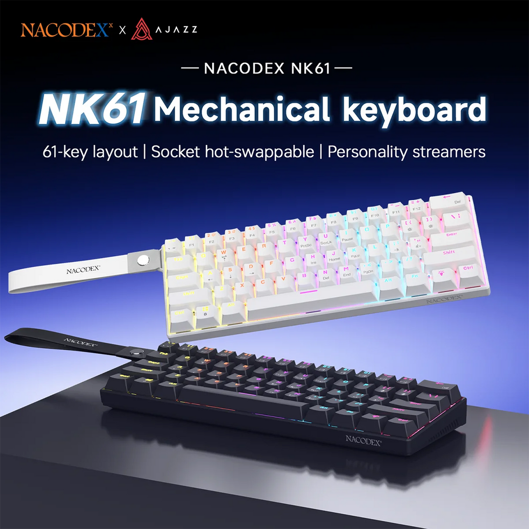 AJAZZ NK61 61-Key Wired RGB Mechanical Keyboard