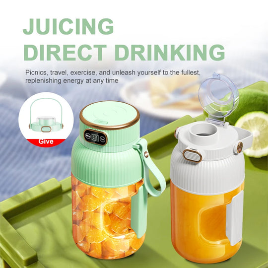 1000ml Portable USB Rechargeable Citrus Juicer Cup