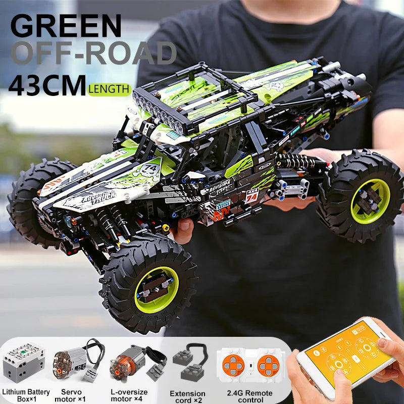 Mould King 18002 RC 4WD Off-Road Buggy Building Block Set