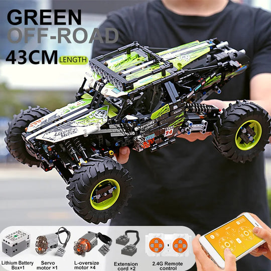 Mould King 18002 RC 4WD Off-Road Buggy Building Block Set