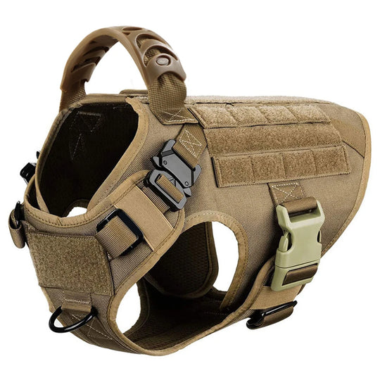Large Dog Tactical Harness - Collar &amp; Leash Set