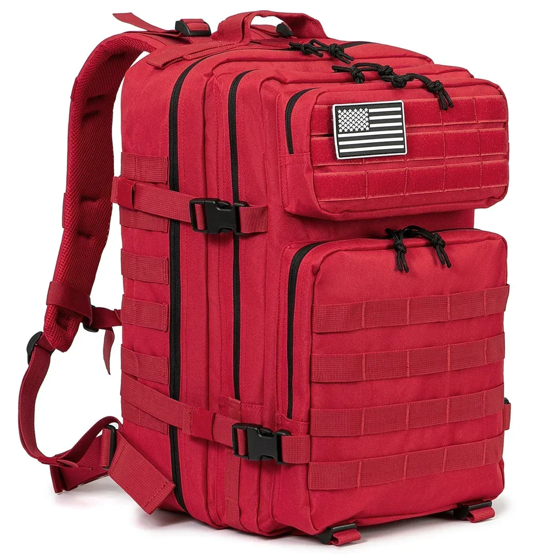 45L Tactical Backpack with Multi-Compartment Storage