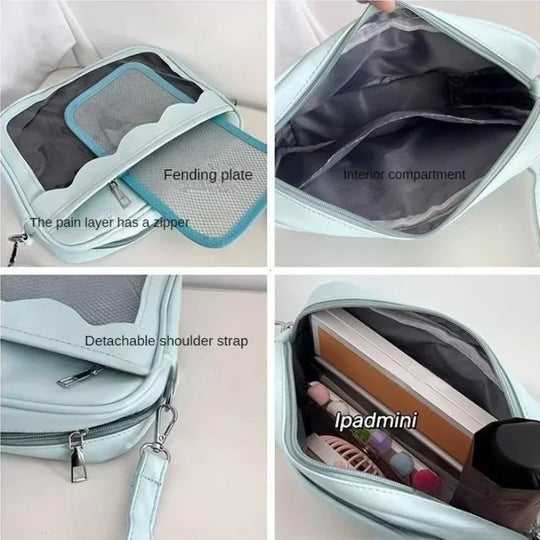 Japanese Ita Messenger Bag with Clear Display Window