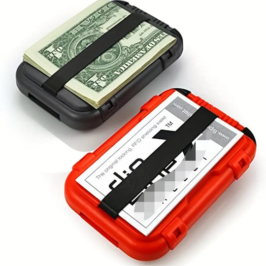 RFID Blocking Aluminum Wallet with Money Clip