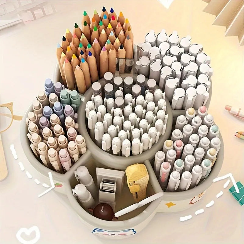 360° Rotating Desktop Pen Holder Organizer