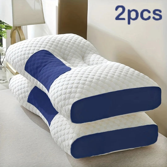 2-Pack Ergonomic Contour Neck Support Pillows
