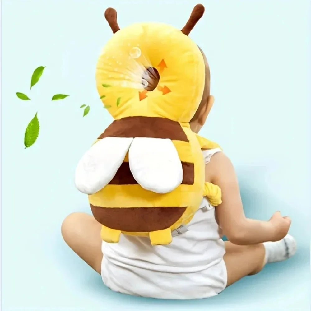 Baby Bee Head Protector Backpack Pillow for Toddlers