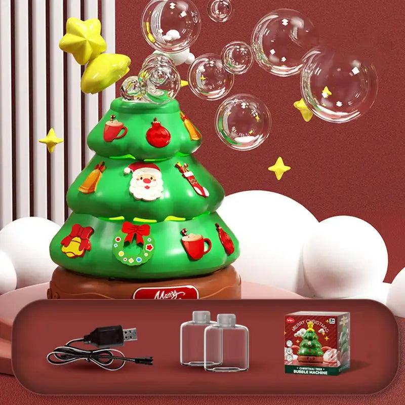 Christmas Tree Music Box &amp; Bubble Machine