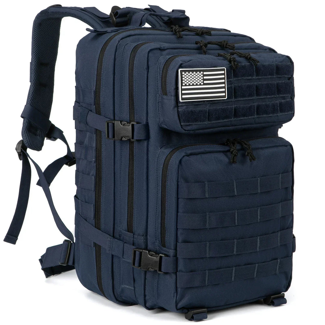 45L Tactical Backpack with Multi-Compartment Storage