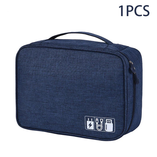 Travel Electronics Organizer Case for Cables &amp; Chargers