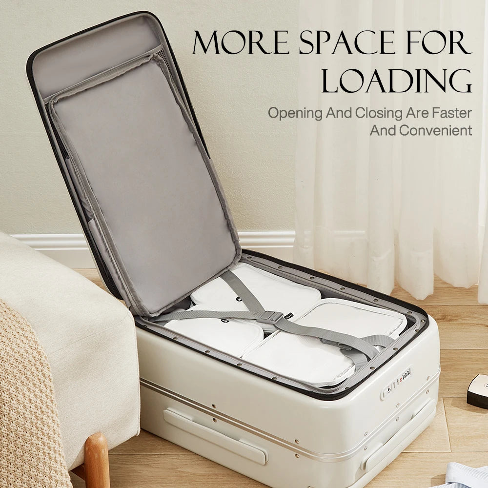 20" PC Carry-On Luggage with Front Laptop Pocket