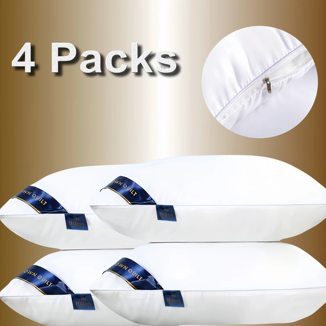 Luxury Memory Foam Bed Pillow – 100% Cotton Cover