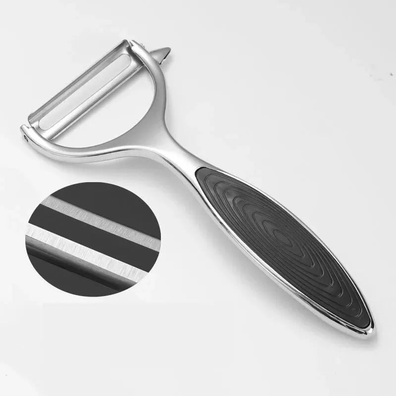Stainless Steel Swivel Vegetable Peeler with Potato Eye Remover