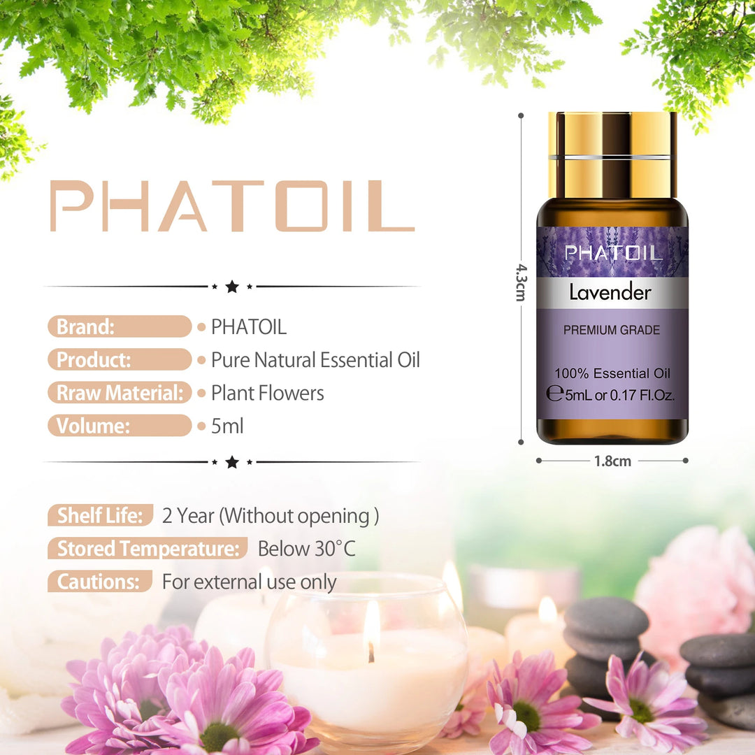 15-Piece Pure Essential Oil Gift Set – 5mL Bottles