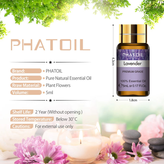15-Piece Pure Essential Oil Gift Set – 5mL Bottles